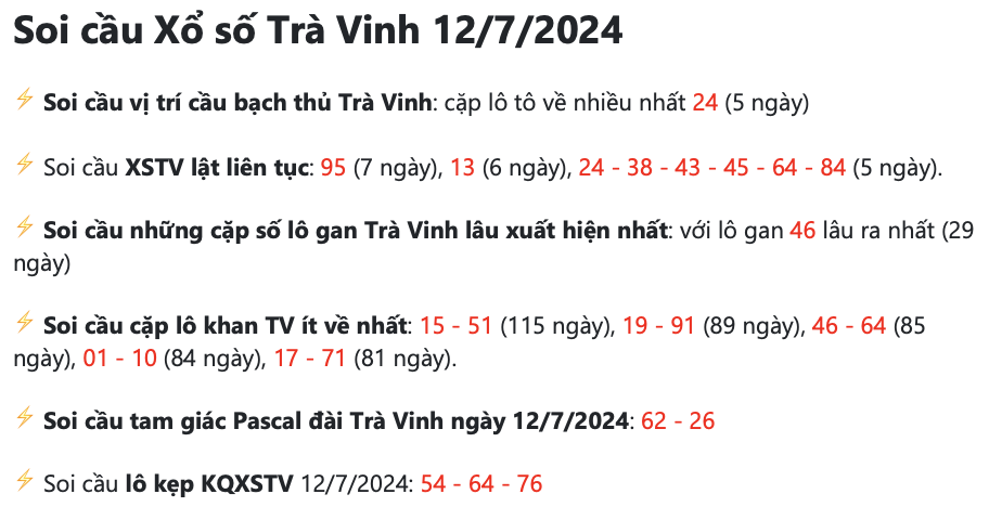 Dự đoán XSMN 12/7/2024, soi cầu kết quả Xổ Số Miền Nam 12-07-2024