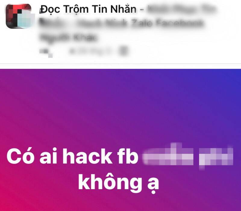 Kiếm tiền triệu từ nghề phá nick, đọc trộm tin nhắn Facebook