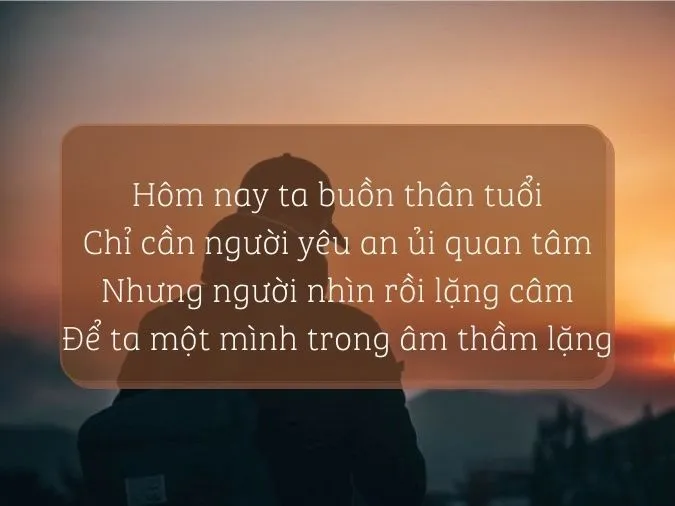 28 bài thơ buồn một mình chứa đầy tâm trạng