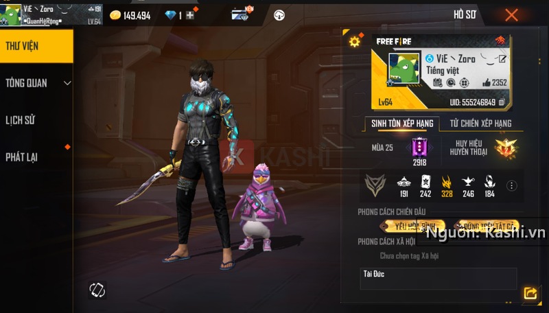 Tặng Acc Free Fire miễn phí - Nhận +900 Nick đăng nhập qua Facebook 2024