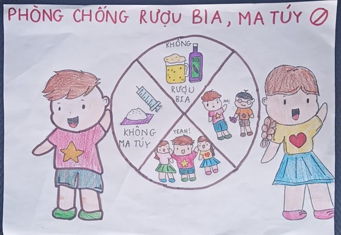 Bộ tranh vẽ phòng chống ma túy tuyệt vời nhất