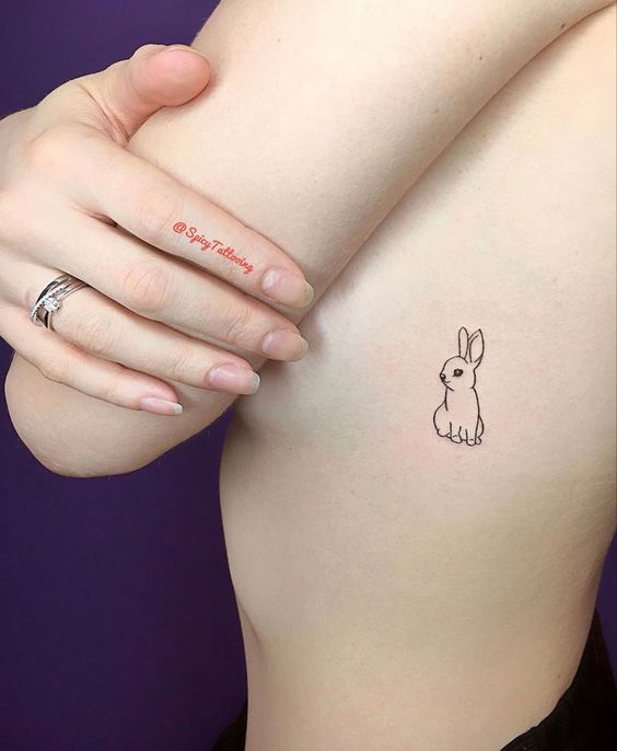 150 hình xăm con thỏ mini dễ thương và độc đáo nhất - Genztattoo