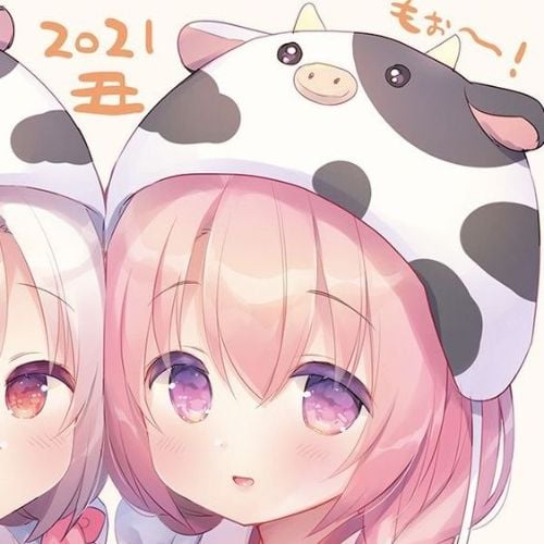 Ảnh đại diện đôi BFF anime, chibi dễ thương phù hợp cho cả nam và nữ