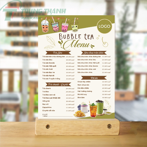 Mẫu Menu Cafe Đẹp File Word Miễn Phí, Hình Ảnh Sắc Nét