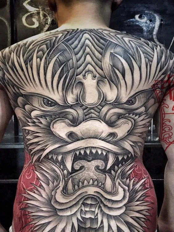 200+ hình xăm đầu rồng bích lưng, kín bụng cực chất - Genztattoo