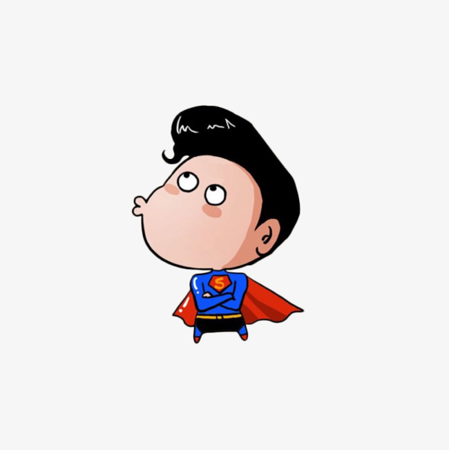 Chibi Siêu Nhân - Bức tranh siêu đẹp và dễ thương về Superman