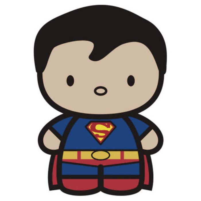 Chibi Siêu Nhân - Bức tranh siêu đẹp và dễ thương về Superman