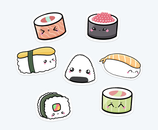 Tổng Hợp Mẫu Sticker Cute Food, Sticker Đồ Ăn Dễ Thương