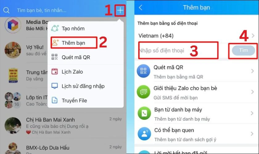 Cách kết bạn Zalo với số điện thoại nước ngoài 100% thành công