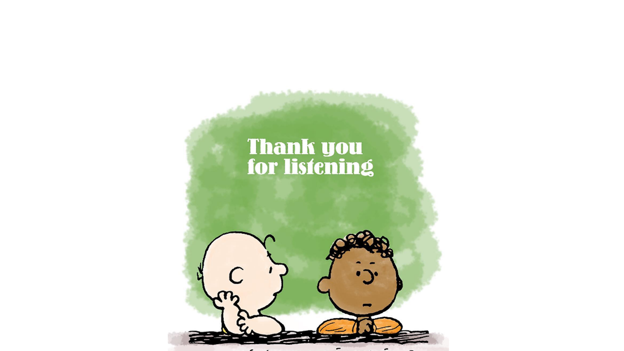 Hình ảnh Thank You For Listening đẹp