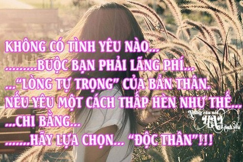 Hình ảnh buồn về tình yêu