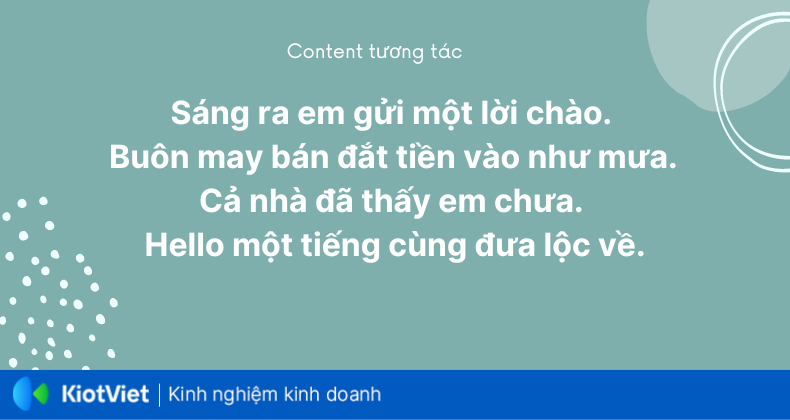 100+ STT chào ngày mới tăng tương tác, thu hút khách hàng cực hiệu quả 