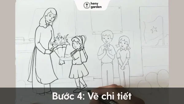 Hướng Dẫn Cách Vẽ Cô Giáo 20/11 Đơn Giản Và Đẹp Nhất