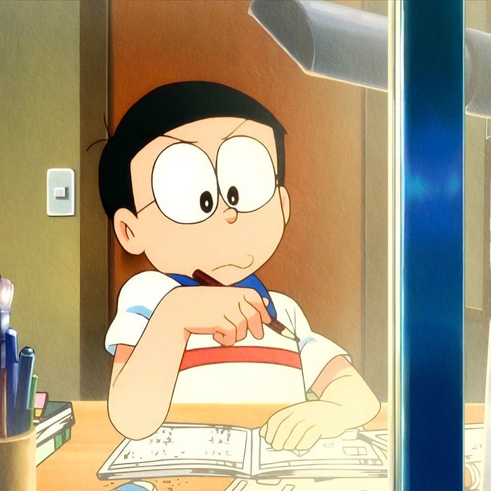 Nobita trong anime vô cùng phong cách