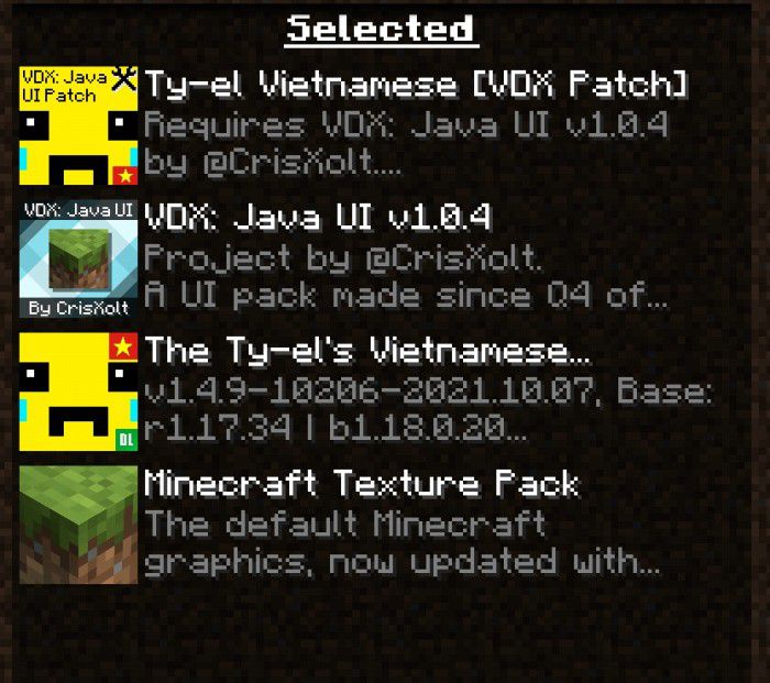 The Ty-el’s Vietnamese Language Pack (1.21, 1.20) - Minecraft PE Tiếng Việt